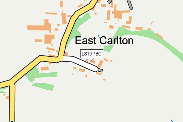 LS19 7BG map - OS OpenMap – Local (Ordnance Survey)