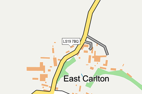 LS19 7BQ map - OS OpenMap – Local (Ordnance Survey)