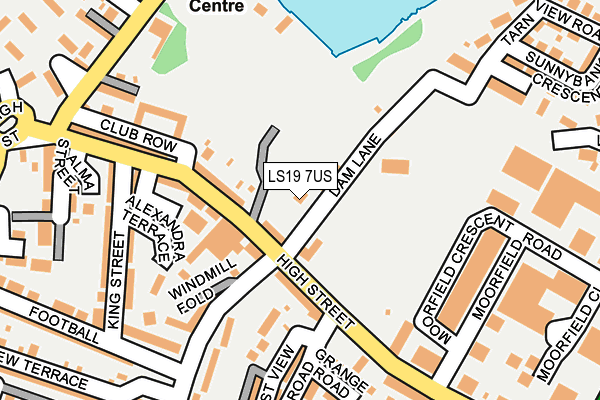 LS19 7US map - OS OpenMap – Local (Ordnance Survey)