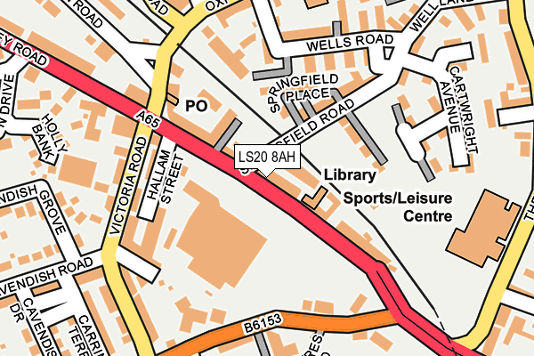 Map of TONY WOODS FAMILY BUTCHERS LIMITED at local scale