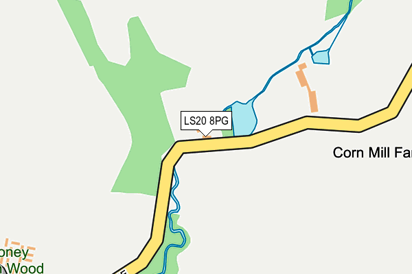 LS20 8PG map - OS OpenMap – Local (Ordnance Survey)