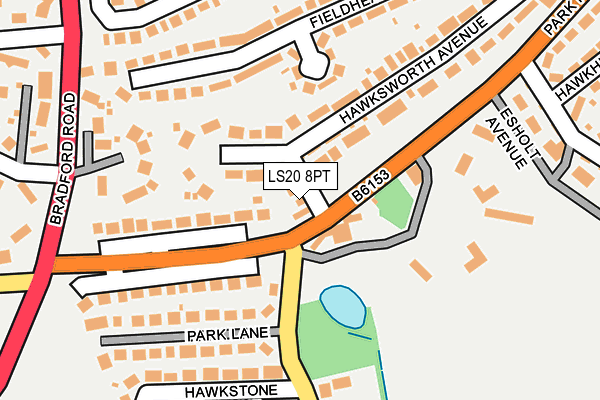 LS20 8PT map - OS OpenMap – Local (Ordnance Survey)