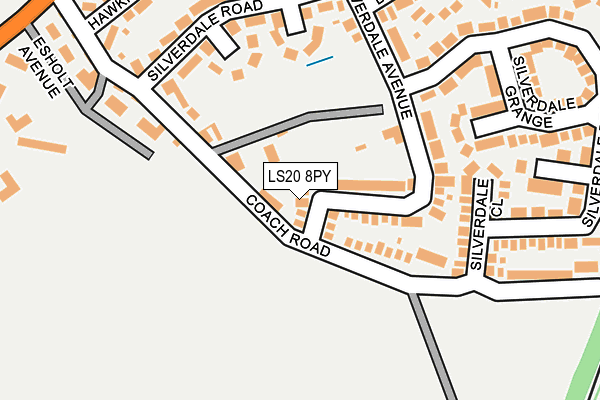 LS20 8PY map - OS OpenMap – Local (Ordnance Survey)