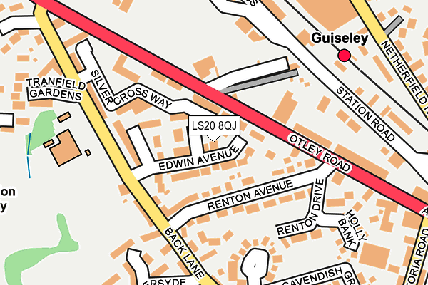 Map of GUISELEY GAZELLES CIC at local scale