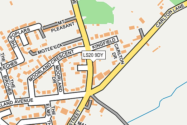 LS20 9DY map - OS OpenMap – Local (Ordnance Survey)