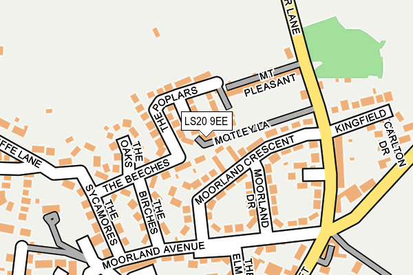 LS20 9EE map - OS OpenMap – Local (Ordnance Survey)