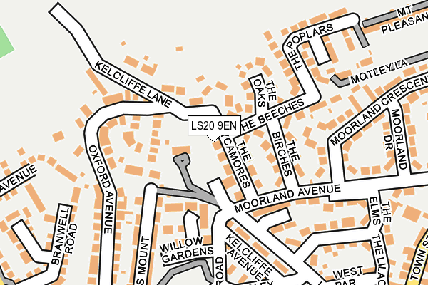 LS20 9EN map - OS OpenMap – Local (Ordnance Survey)
