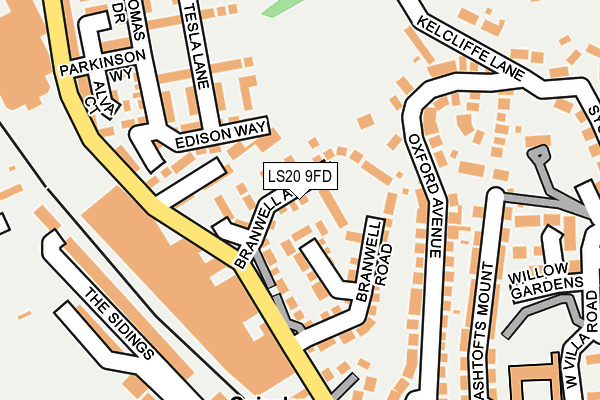 Map of HELEN AVEYARD LIMITED at local scale