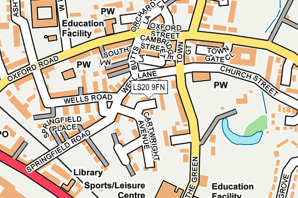 LS20 9FN map - OS OpenMap – Local (Ordnance Survey)