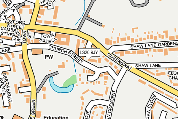 LS20 9JY map - OS OpenMap – Local (Ordnance Survey)