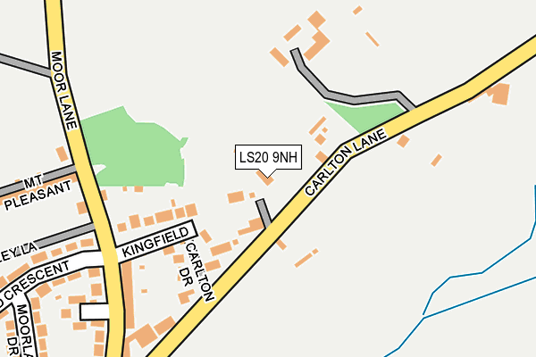 LS20 9NH map - OS OpenMap – Local (Ordnance Survey)