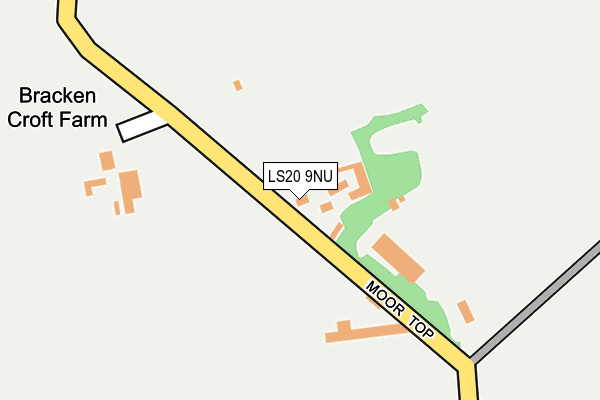 LS20 9NU map - OS OpenMap – Local (Ordnance Survey)