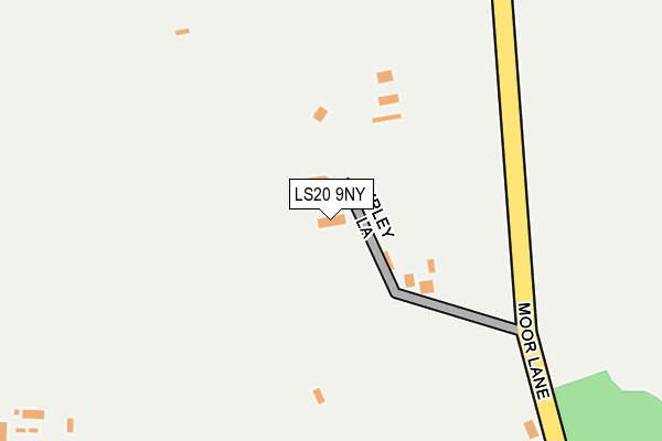 LS20 9NY map - OS OpenMap – Local (Ordnance Survey)