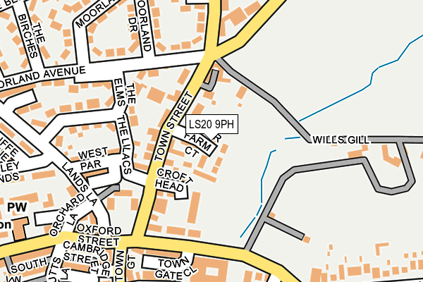 LS20 9PH map - OS OpenMap – Local (Ordnance Survey)