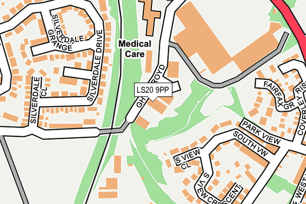 LS20 9PP map - OS OpenMap – Local (Ordnance Survey)