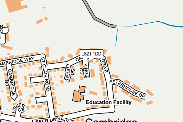 Map of WATERS GEOSPATIAL LTD at local scale