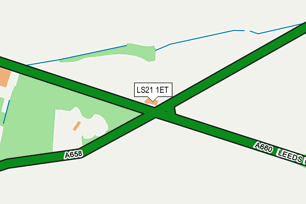 LS21 1ET map - OS OpenMap – Local (Ordnance Survey)