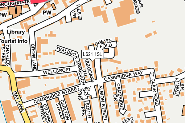 LS21 1SL map - OS OpenMap – Local (Ordnance Survey)