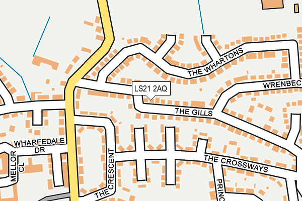Map of OTLEY ROOFING AND BUILDING LTD at local scale