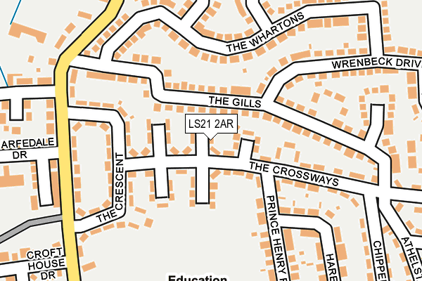 Map of VISTA ARB LTD at local scale