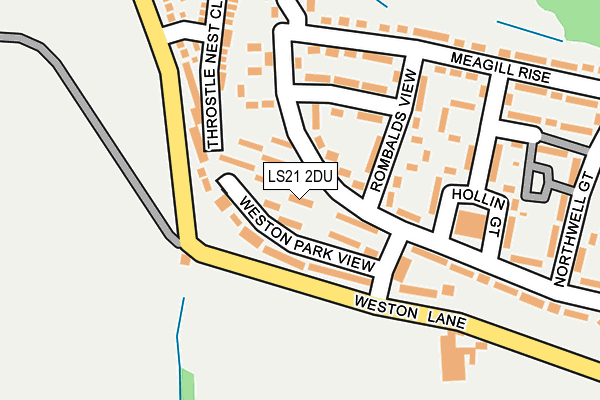 Map of WESTON PARK MANAGEMENT COMPANY LIMITED at local scale