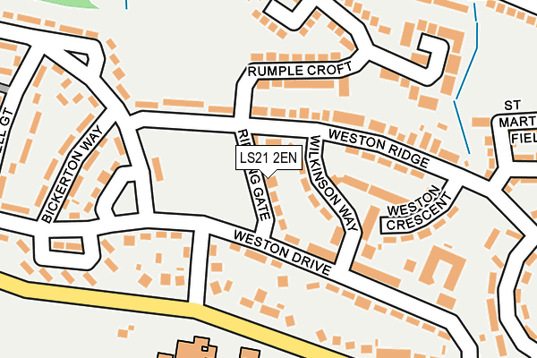 LS21 2EN map - OS OpenMap – Local (Ordnance Survey)