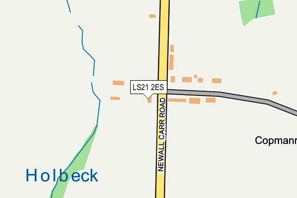LS21 2ES map - OS OpenMap – Local (Ordnance Survey)