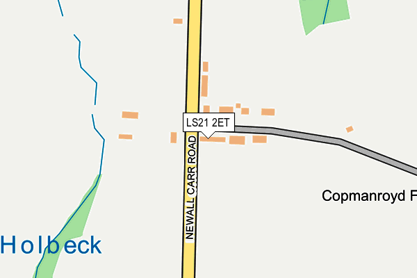 LS21 2ET map - OS OpenMap – Local (Ordnance Survey)