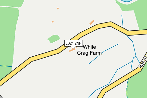 LS21 2NP map - OS OpenMap – Local (Ordnance Survey)