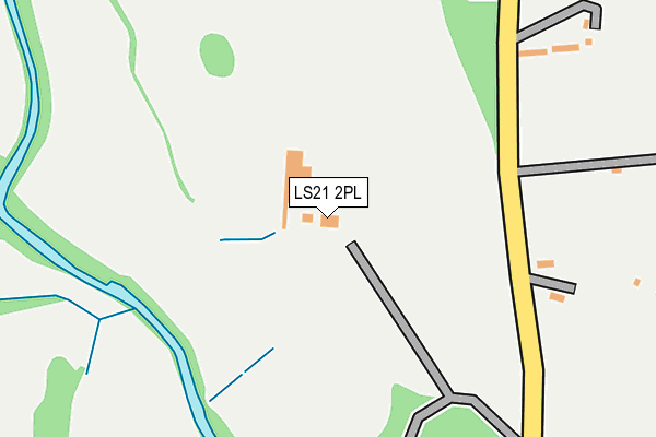 LS21 2PL map - OS OpenMap – Local (Ordnance Survey)
