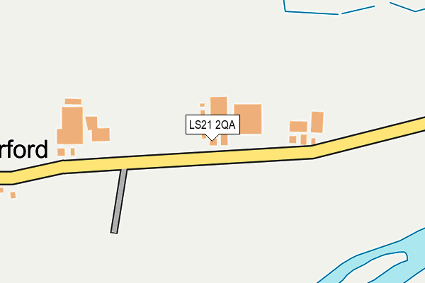 LS21 2QA map - OS OpenMap – Local (Ordnance Survey)