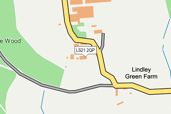 LS21 2QP map - OS OpenMap – Local (Ordnance Survey)