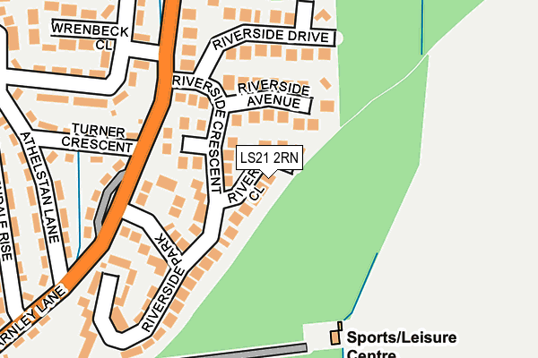 LS21 2RN map - OS OpenMap – Local (Ordnance Survey)