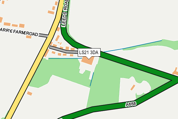 LS21 3DA map - OS OpenMap – Local (Ordnance Survey)