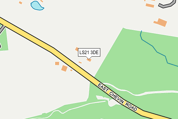 LS21 3DE map - OS OpenMap – Local (Ordnance Survey)