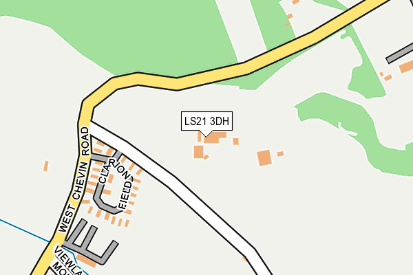 LS21 3DH map - OS OpenMap – Local (Ordnance Survey)