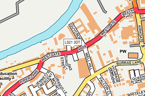 Map of YELTO HOSPITALITY LIMITED at local scale