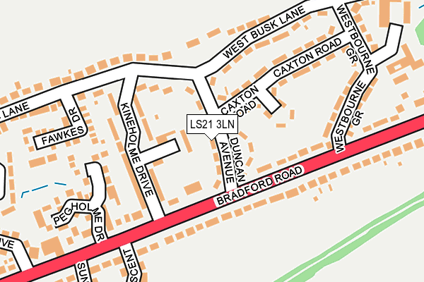 Map of KIN CARE LTD at local scale