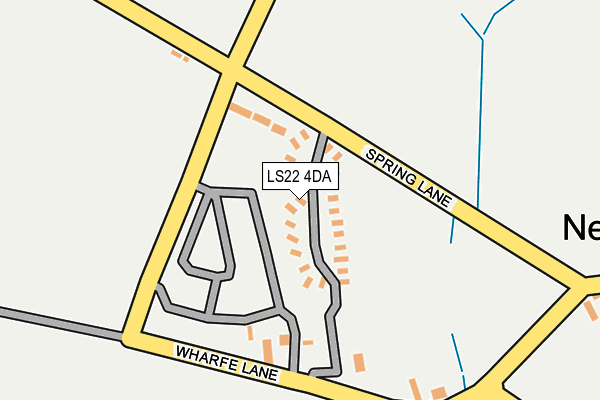 LS22 4DA map - OS OpenMap – Local (Ordnance Survey)