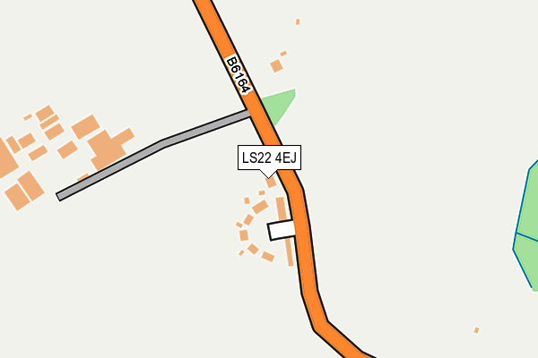 LS22 4EJ map - OS OpenMap – Local (Ordnance Survey)