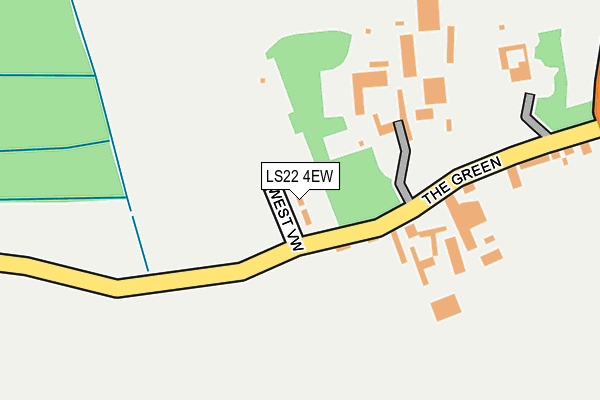 LS22 4EW map - OS OpenMap – Local (Ordnance Survey)