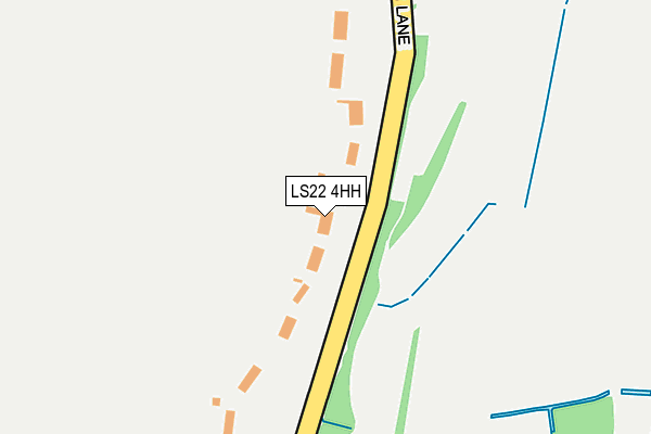 LS22 4HH map - OS OpenMap – Local (Ordnance Survey)