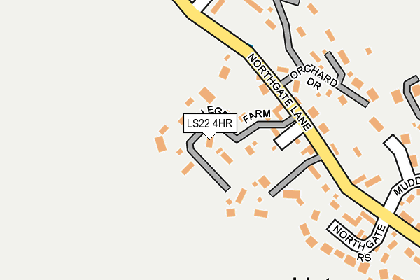 LS22 4HR map - OS OpenMap – Local (Ordnance Survey)