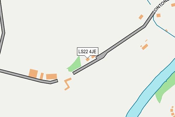 LS22 4JE map - OS OpenMap – Local (Ordnance Survey)