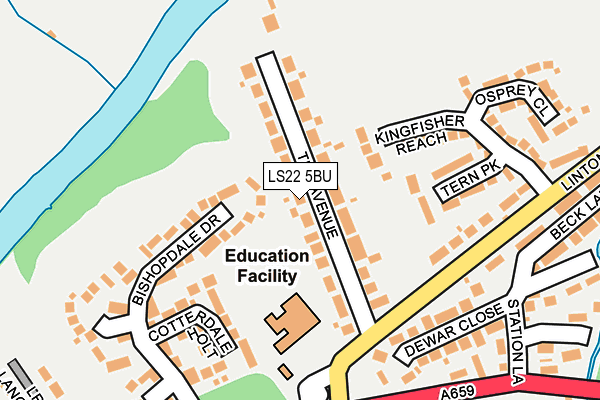Map of PARKER ORTHOPAEDIC SERVICES LIMITED at local scale