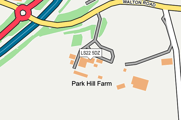 Map of PARKLIFE PROPERTIES (YORKSHIRE) LIMITED at local scale