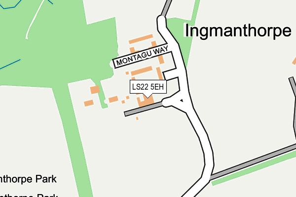 LS22 5EH map - OS OpenMap – Local (Ordnance Survey)