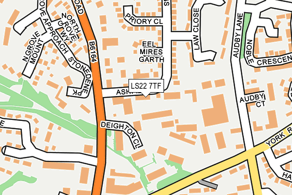 LS22 7TF map - OS OpenMap – Local (Ordnance Survey)