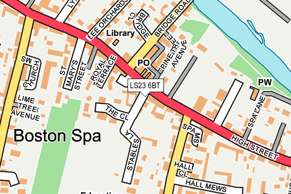 Map of THE TREATMENT ROOMS (UK) LTD at local scale