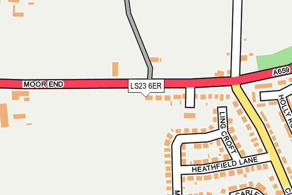 LS23 6ER map - OS OpenMap – Local (Ordnance Survey)